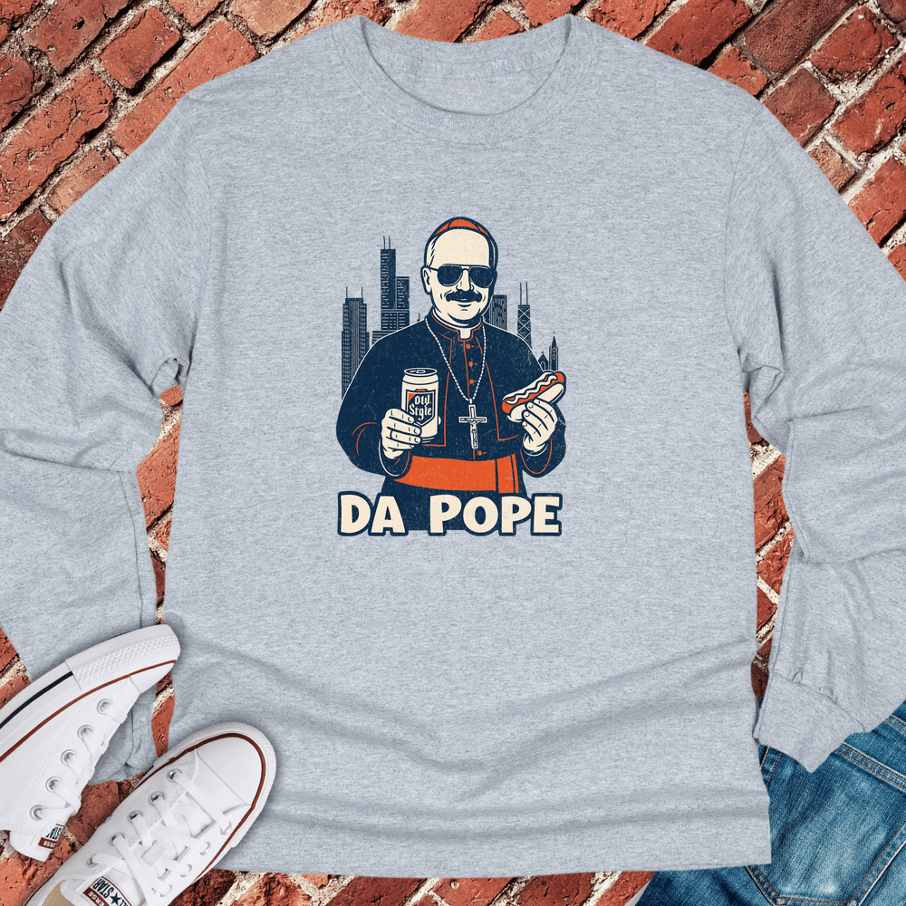 Da Chicago Pope Long Sleeve - Sport Grey