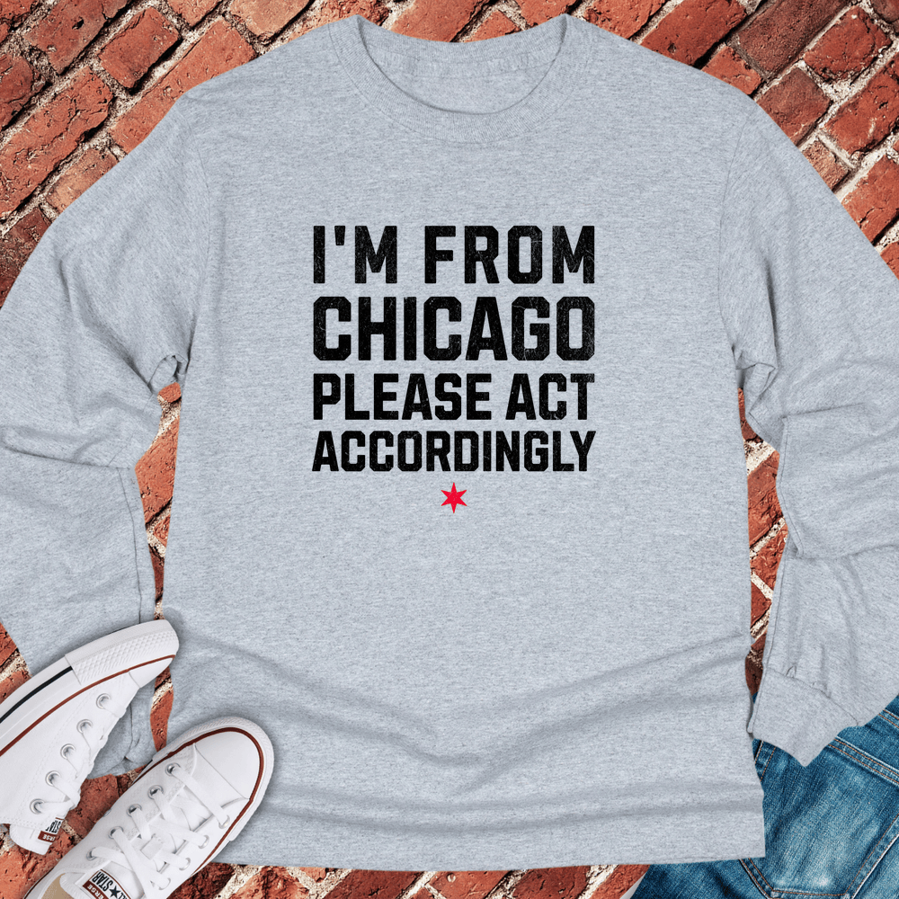 Act Accordingly Long Sleeve - Sport Grey