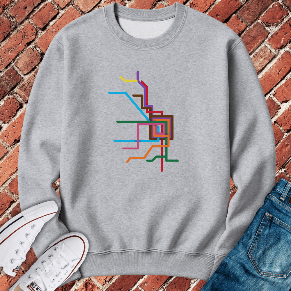 CTA Brushstrokes Crewneck - Sport Grey