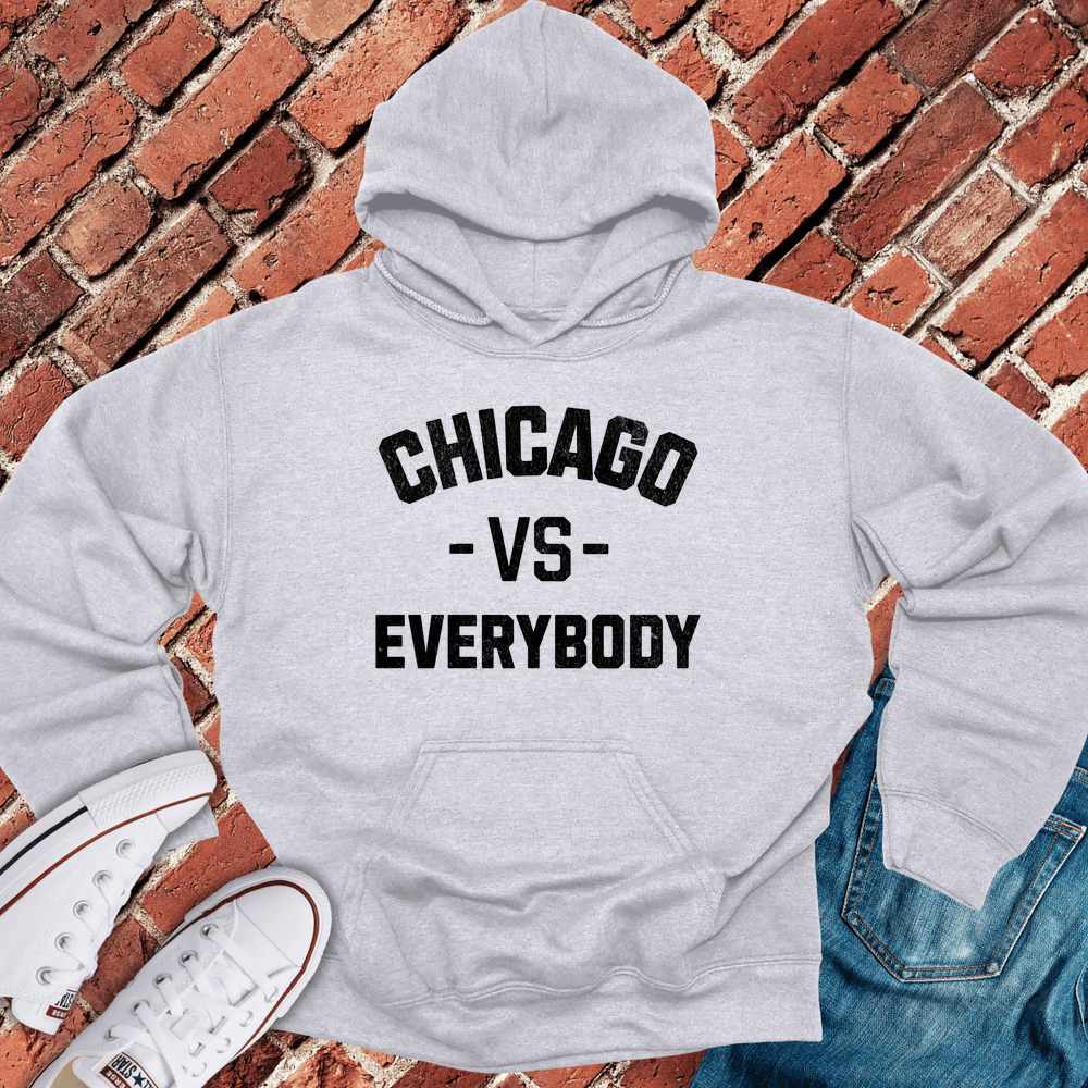 Chicago Vs Everybody Hoodie - Sport Grey
