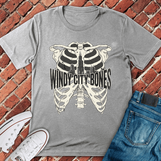 Windy City Bones T-Shirt - Sport Grey