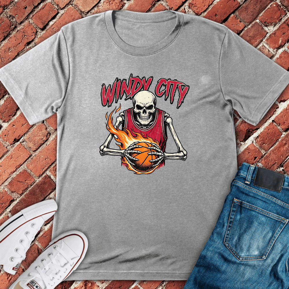 Windy City Hoops T-Shirt - Sport Grey