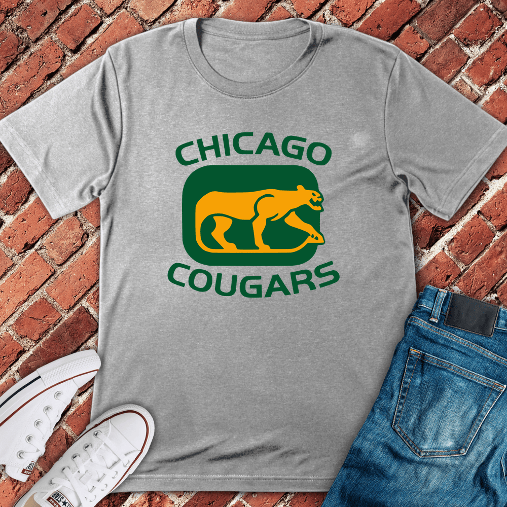 Chicago Cougars T-Shirt - Sport Grey