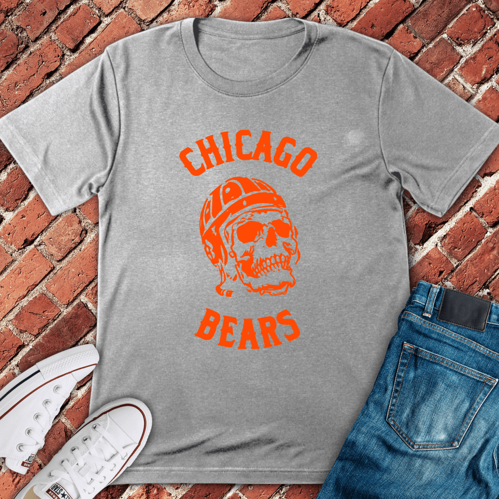 Skull Bears Fan T-Shirt - Sport Grey