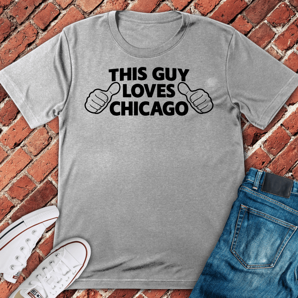 This Guy Loves Chicago White Updated - Sport Grey