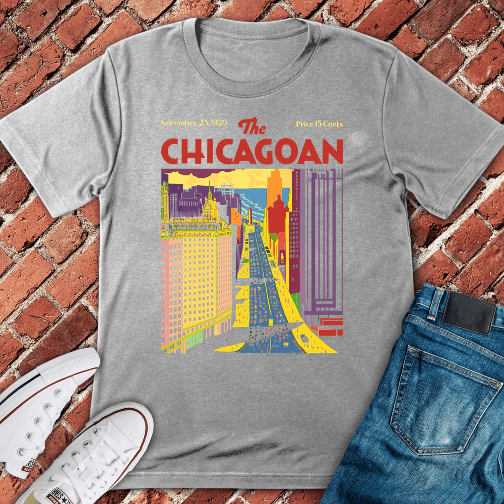 Chicagoan 1929 T-Shirt - Sport Grey