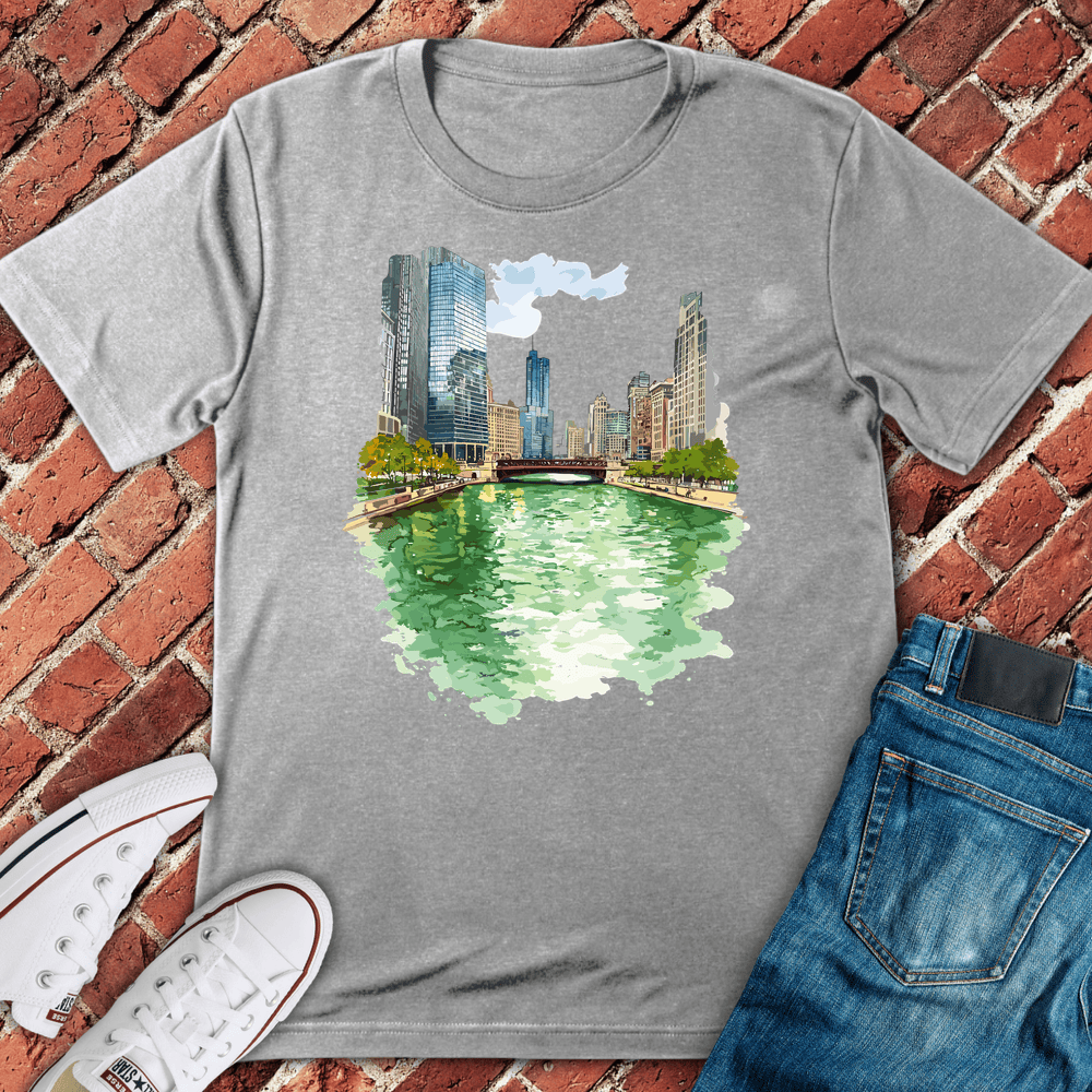Emerald Riverfront T-Shirt - Sport Grey