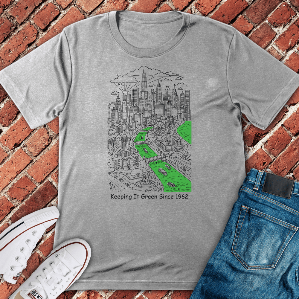 Keeping It Green T-Shirt - Sport Grey