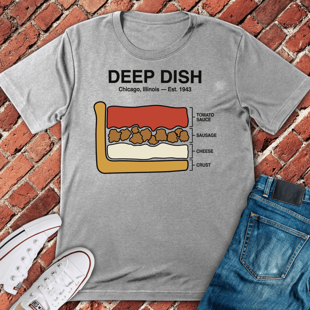 Deep Dish Legend T-Shirt - Sport Grey
