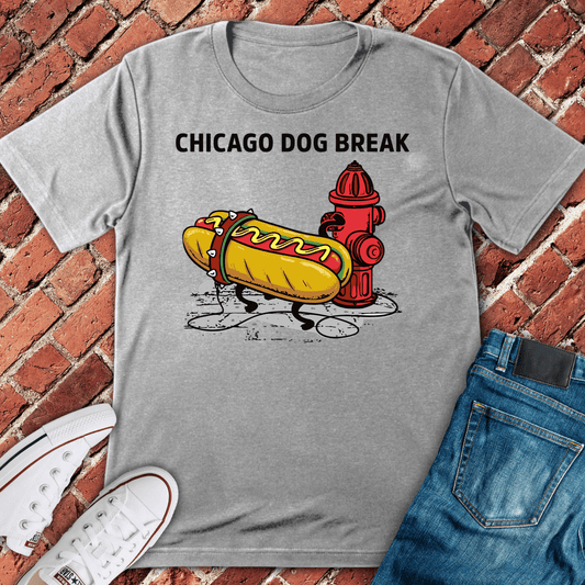 Chicago Dog Break T-Shirt - Sport Grey