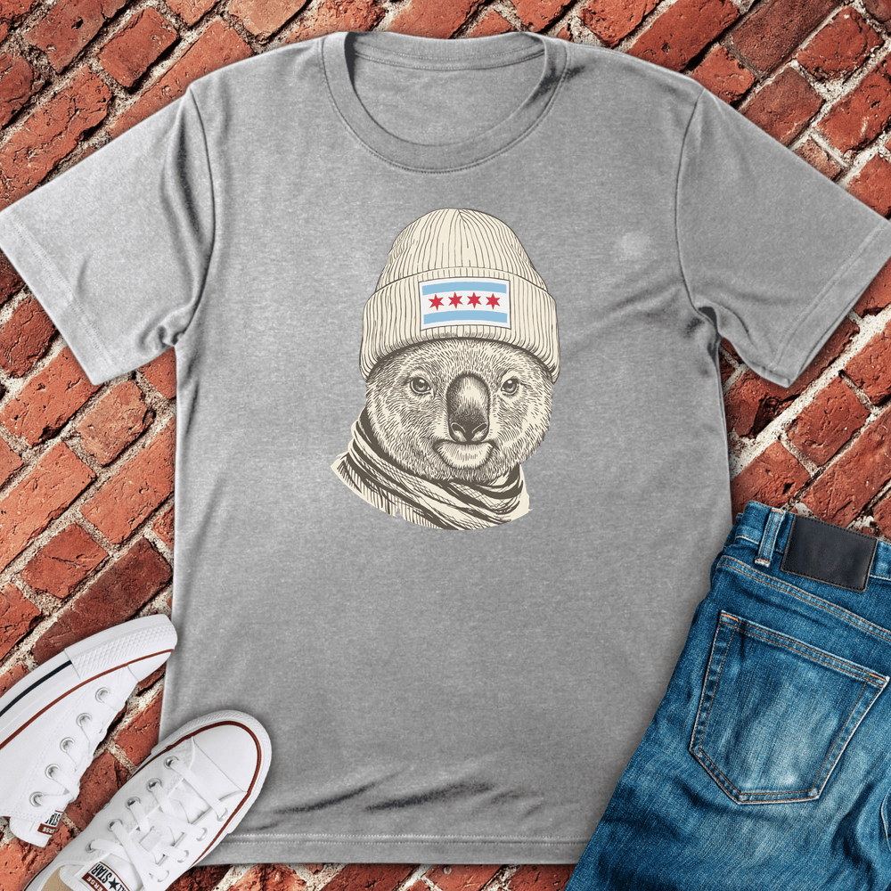 Windy City Koala T-Shirt - Sport Grey