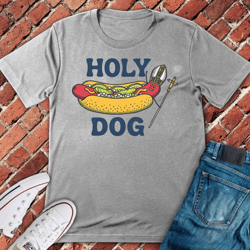 Holy Dog T-Shirt - Sport Grey