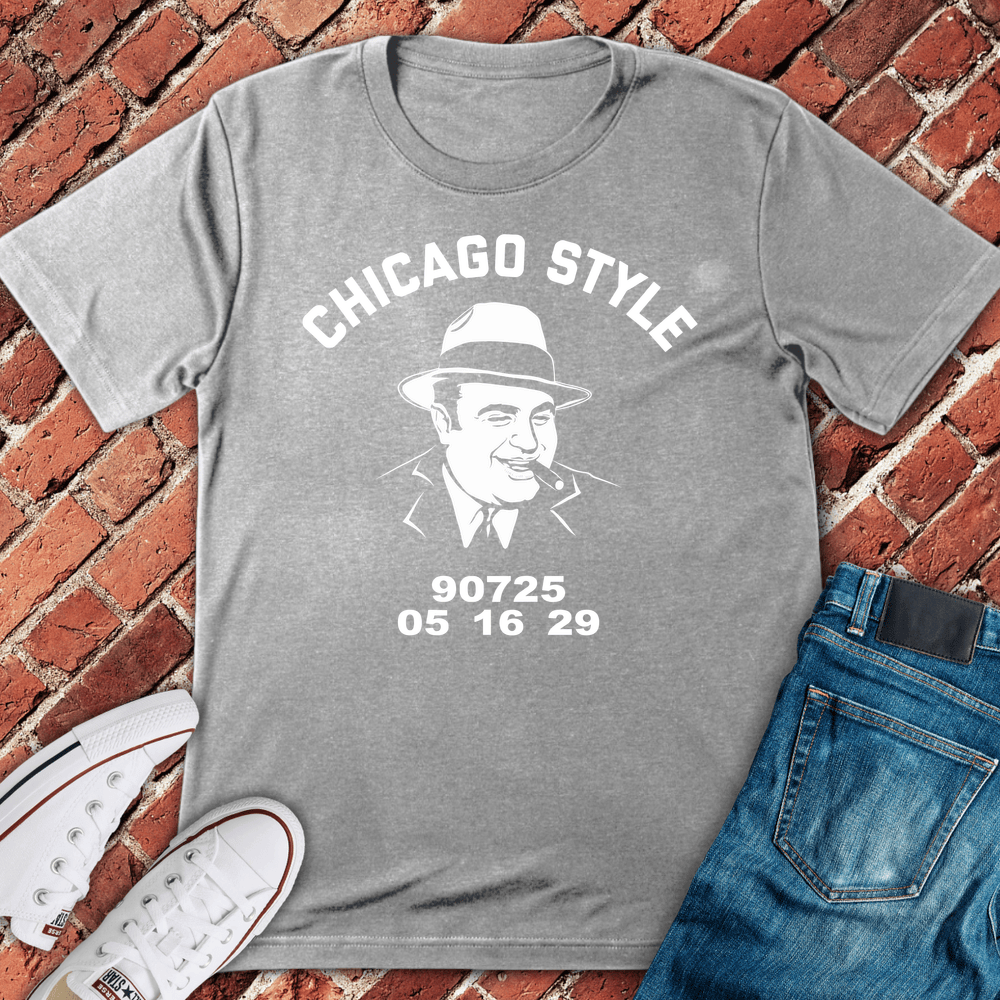 Chicago Mob Boss T-Shirt - Sport Grey