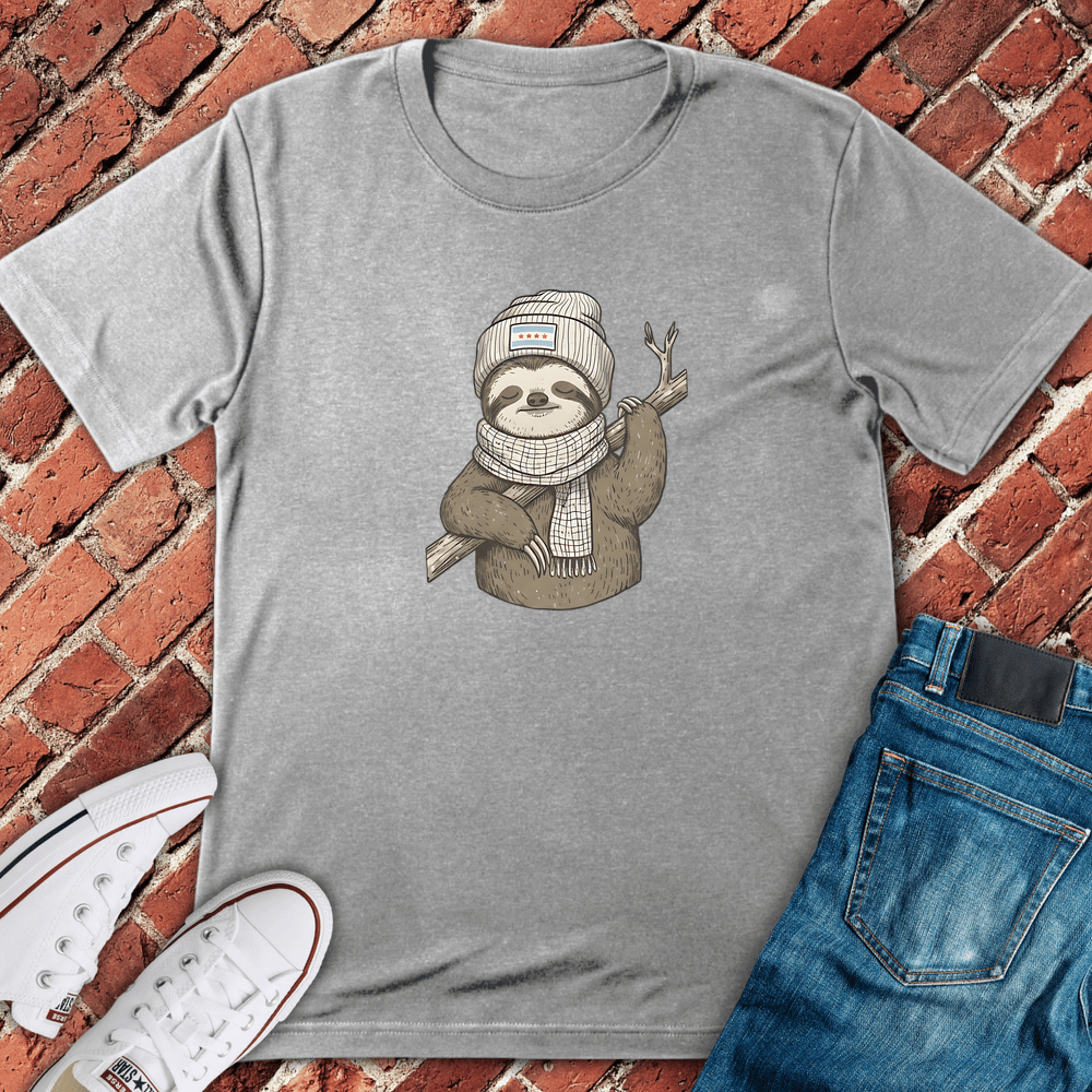Cozy Sloth Vibes T-Shirt - Sport Grey