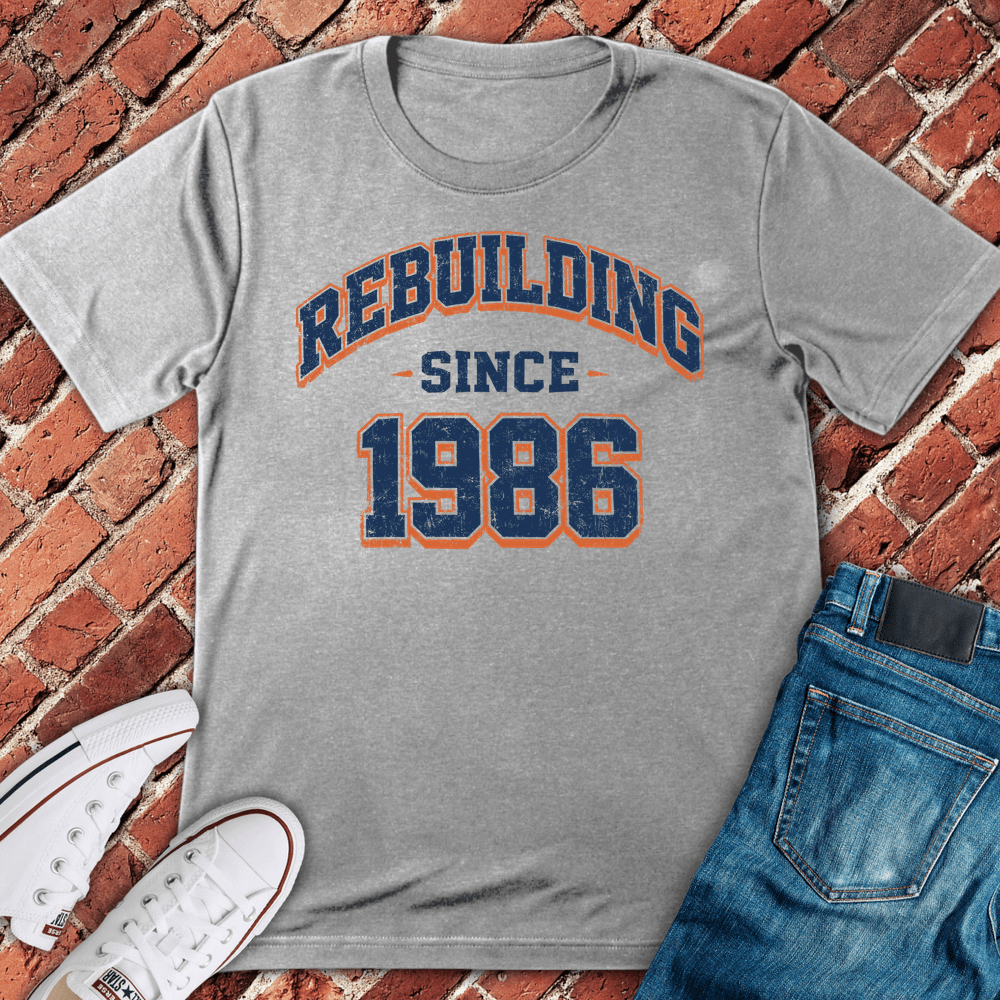 Rebuilding 1986 T-Shirt - Sport Grey