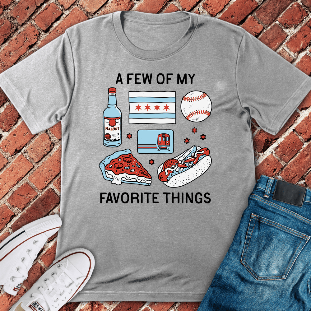 Chicago Favorites T-Shirt - Sport Grey