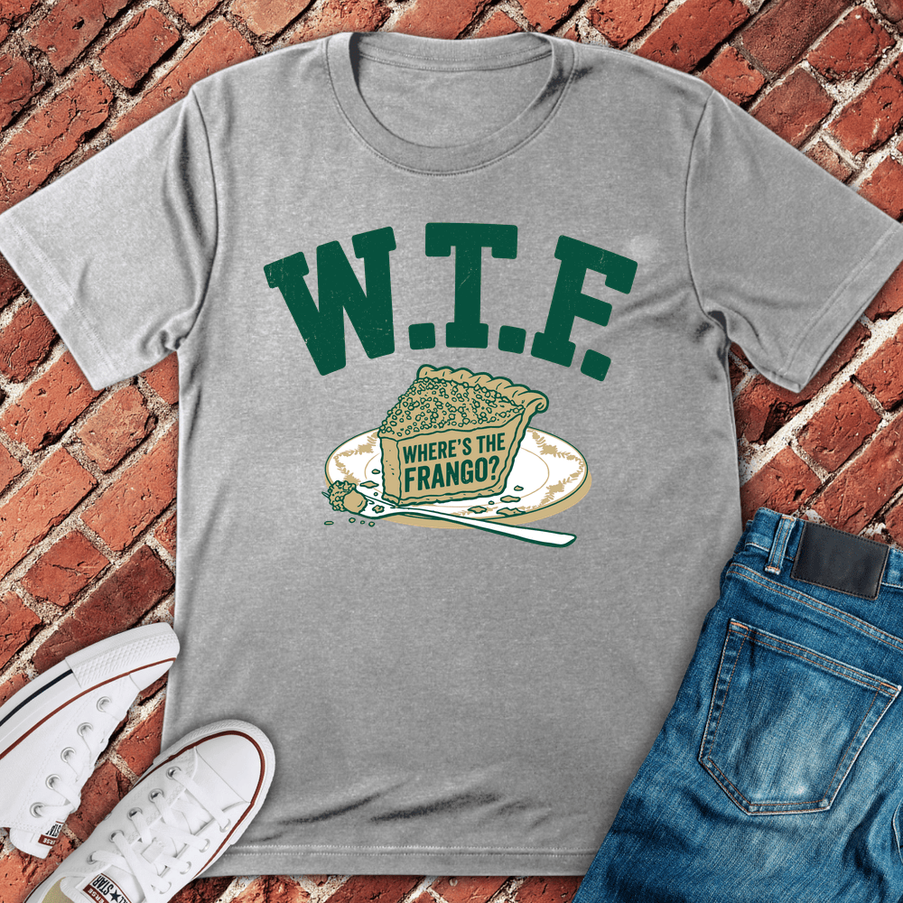 Wtf Frango Pie T-Shirt - Sport Grey
