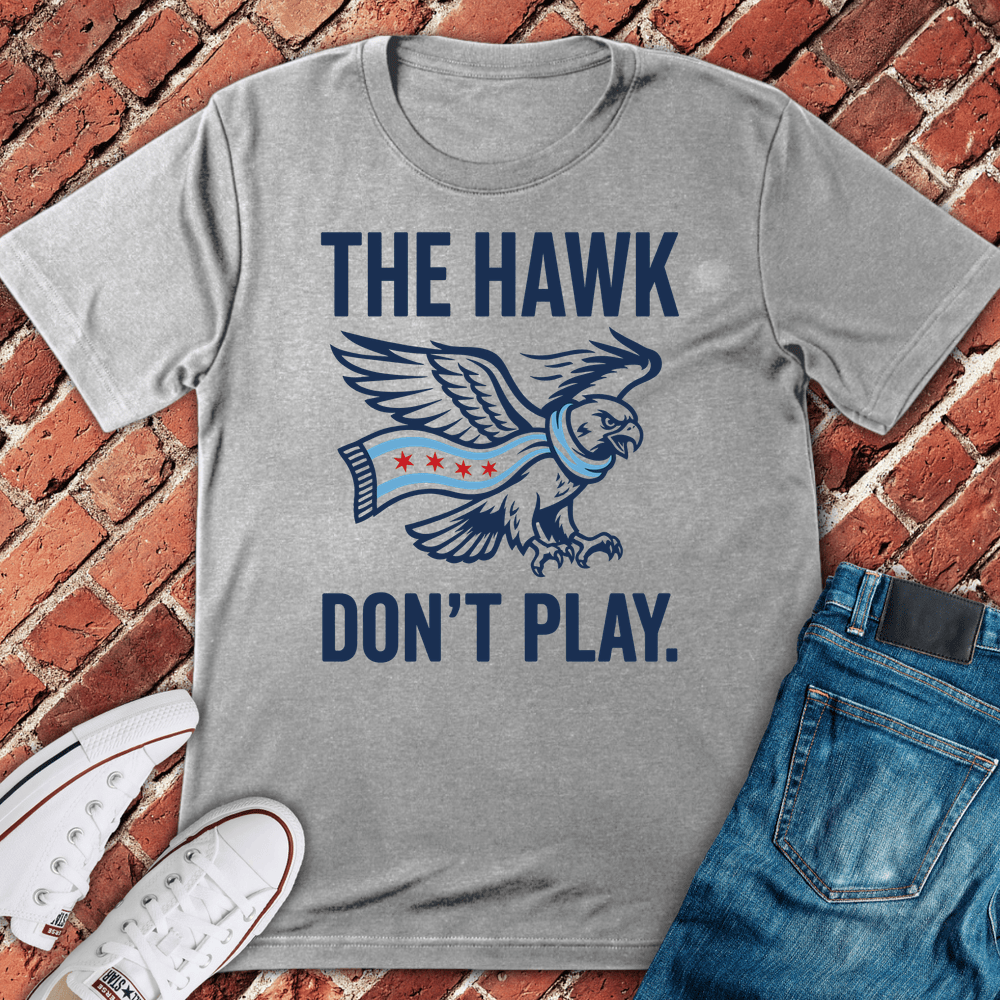 Windy City Hawk T-Shirt - Sport Grey