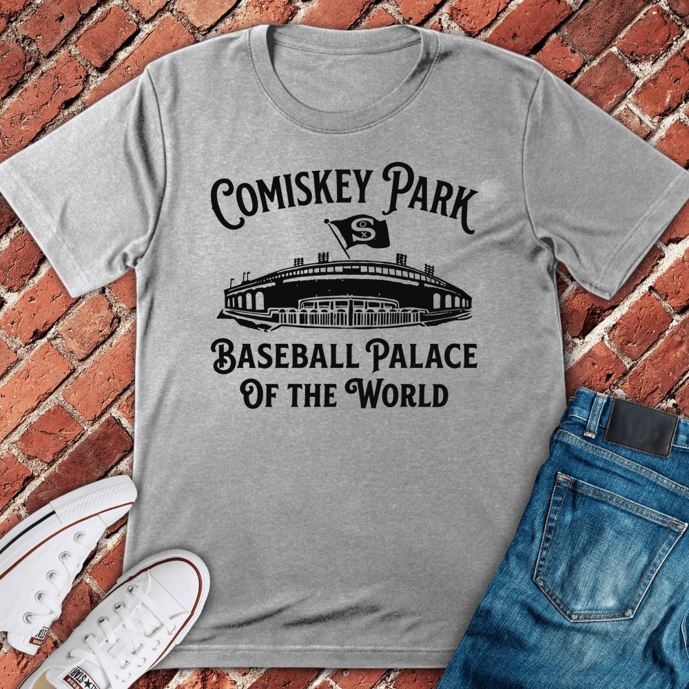 Comiskey Baseball Palace T-Shirt - Sport Grey