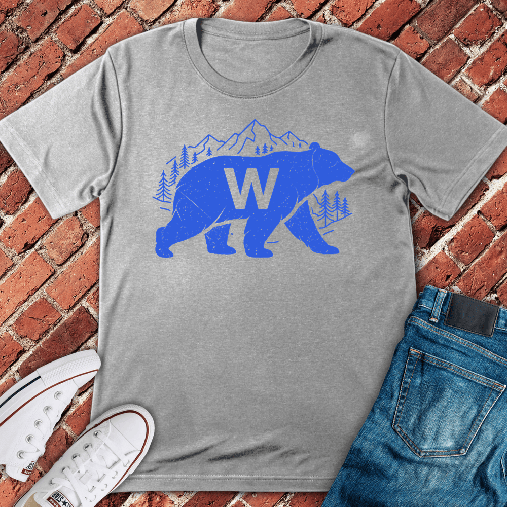 Wilderness Bear W T-Shirt - Sport Grey