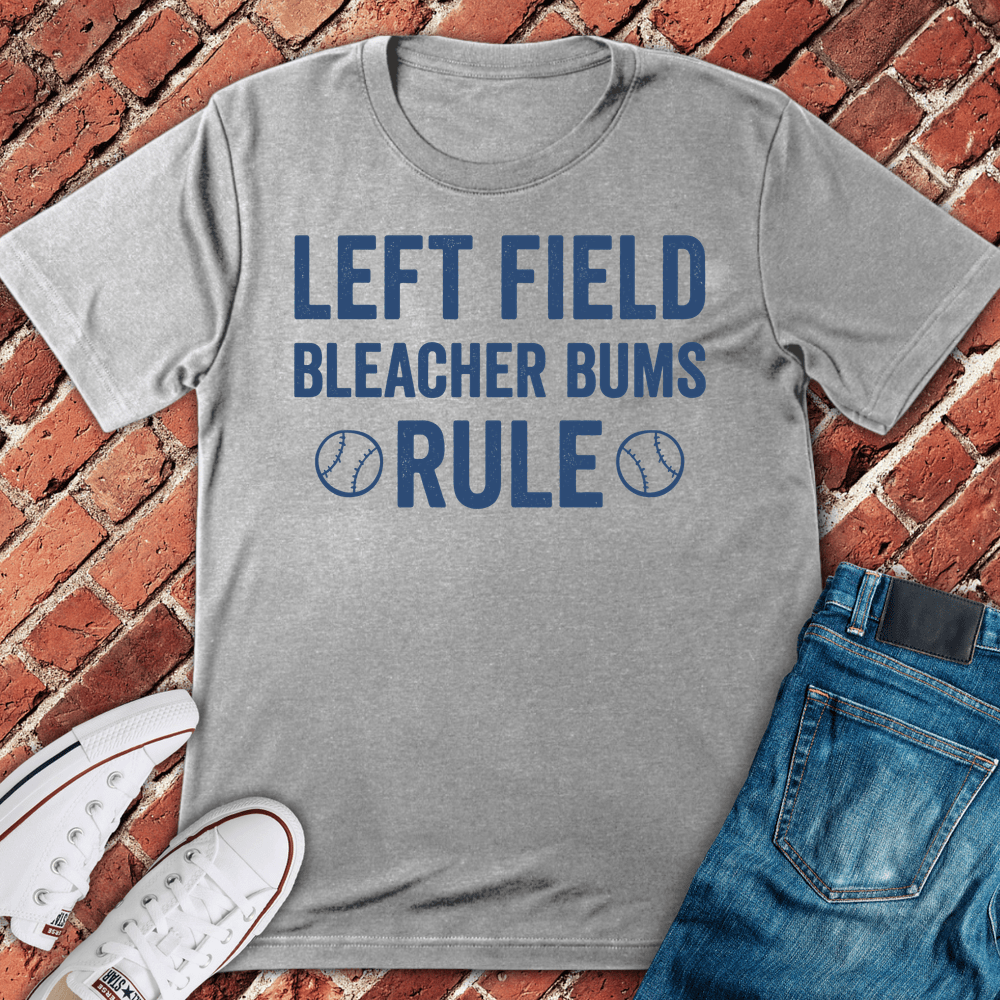 Bleacher Bums Rule T-Shirt - Sport Grey