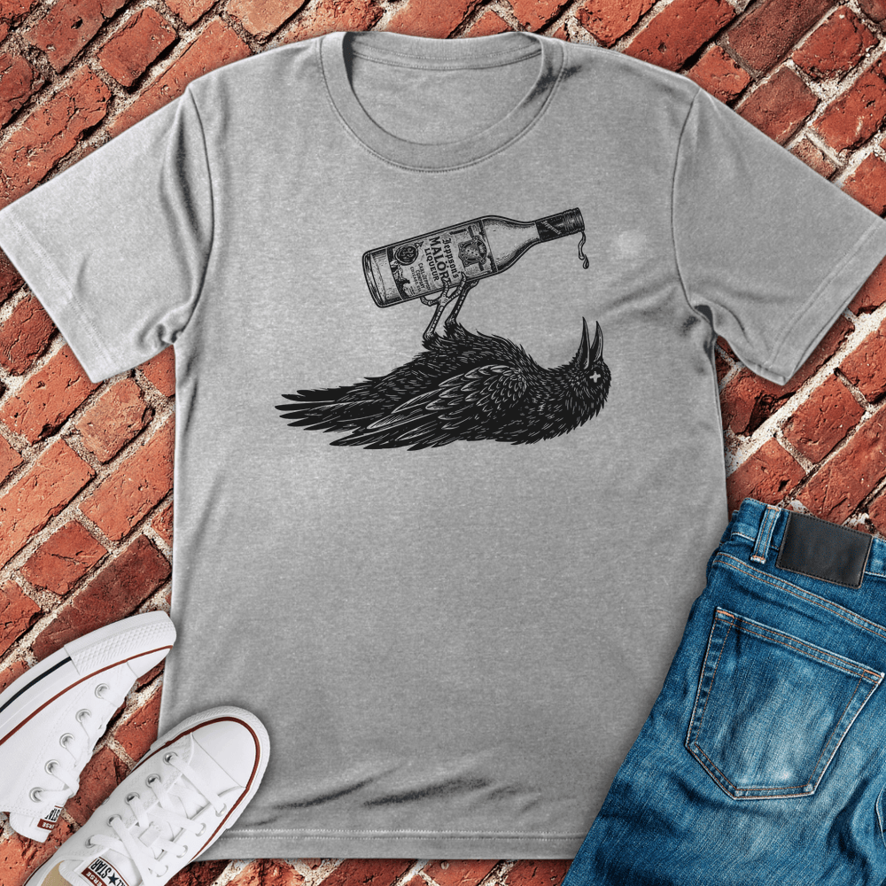 Malort Crow Rite T-Shirt - Sport Grey