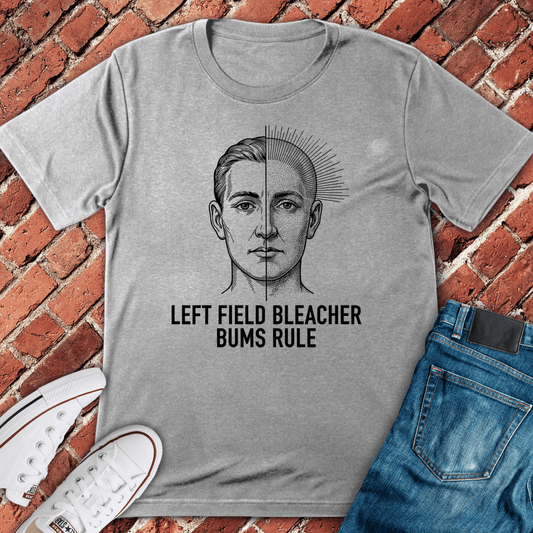 Left Field Bums T-Shirt - Sport Grey