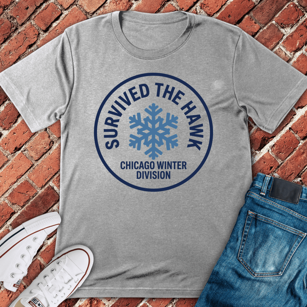 Survived The Hawk T-Shirt - Sport Grey