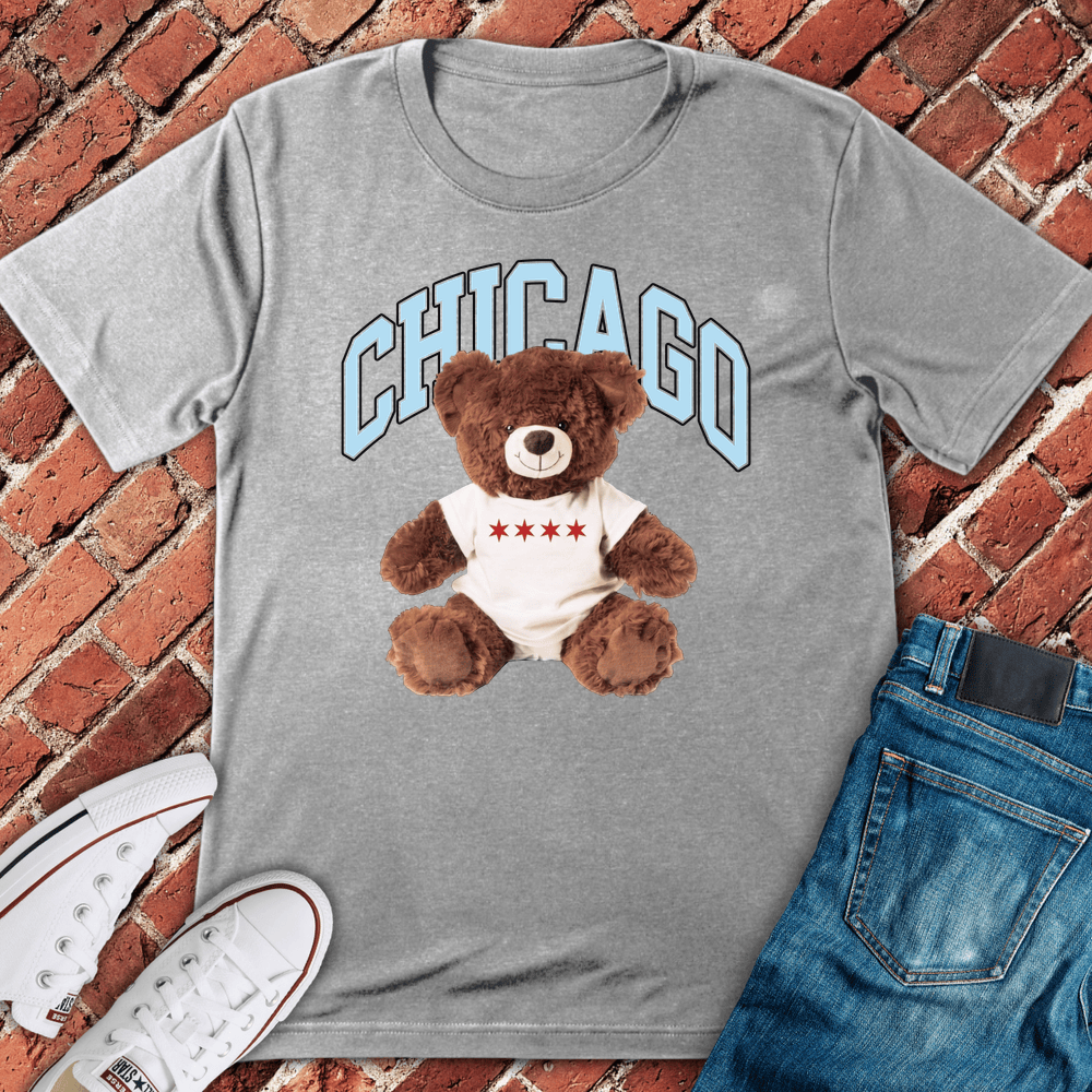 Chicago Teddy Pride T-Shirt - Sport Grey