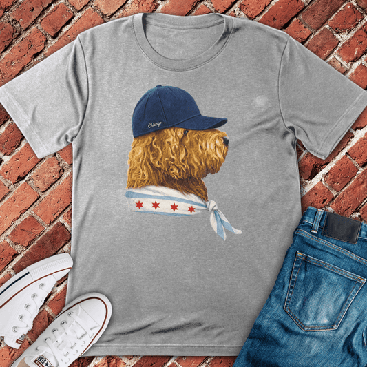 Windy City Pup T-Shirt - Sport Grey