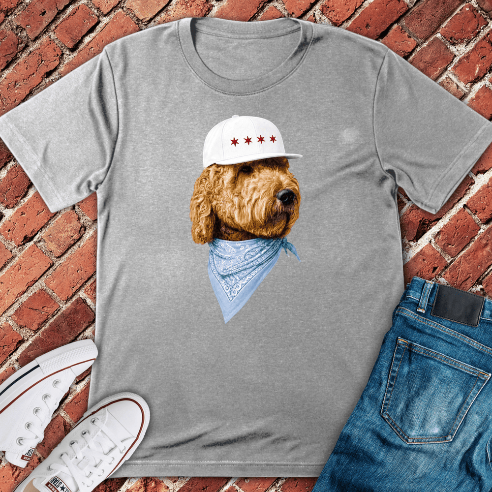 Four Star Pup T-Shirt - Sport Grey