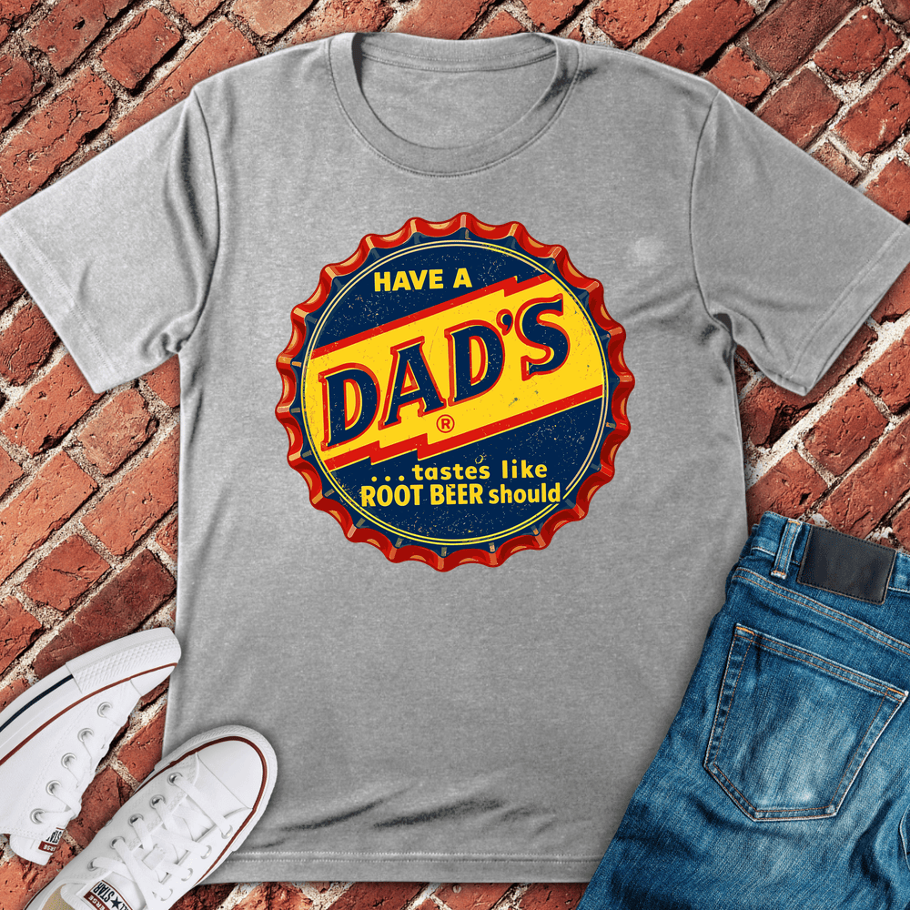 Root Beer Dad T-Shirt - Sport Grey