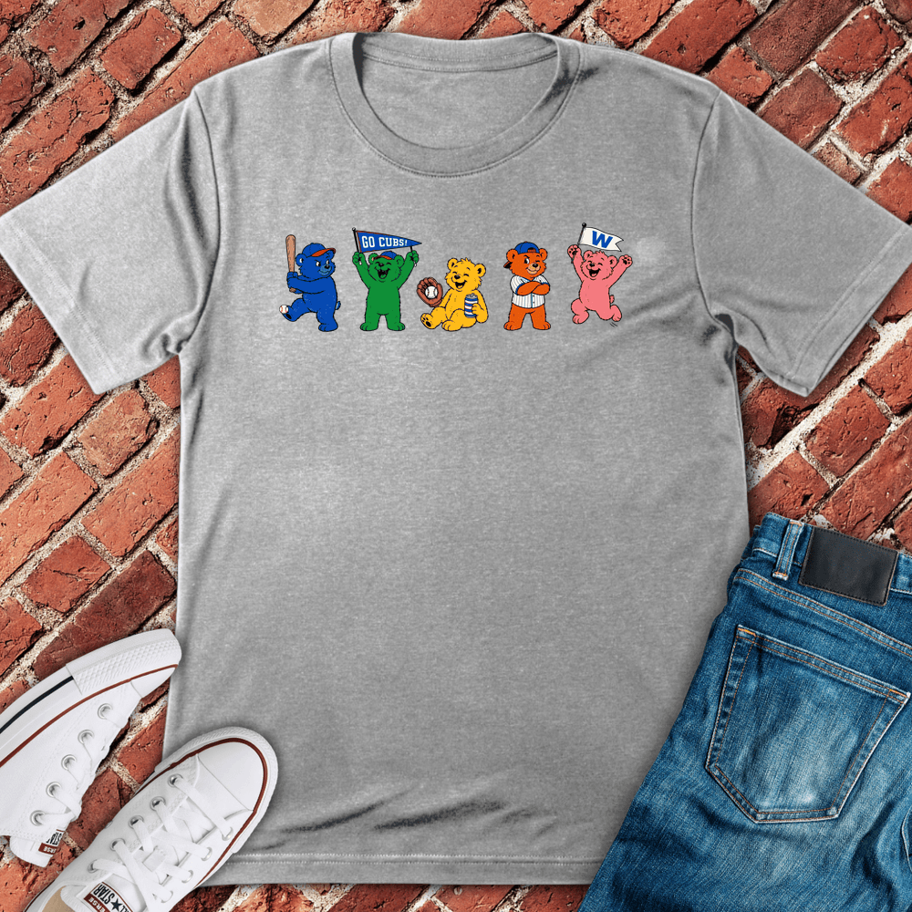 Cubs Bear Parade T-Shirt - Sport Grey