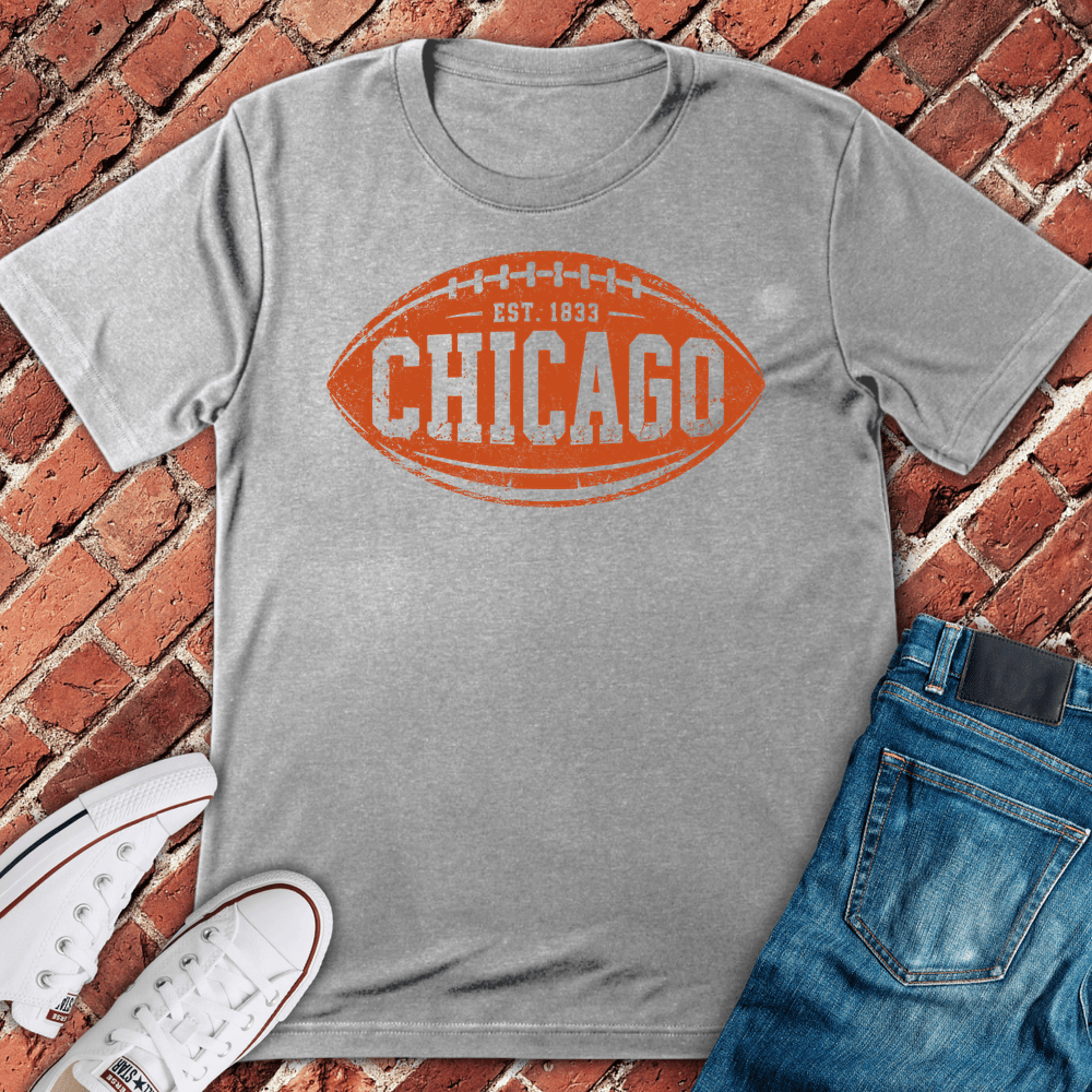 Chicago Football T-Shirt - Sport Grey