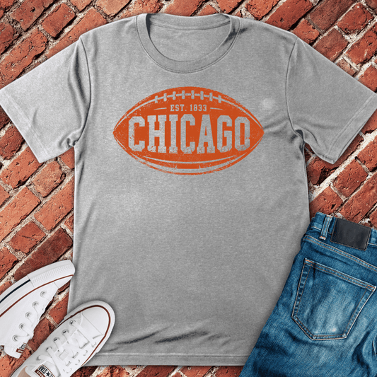 Chicago Football T-Shirt - Sport Grey