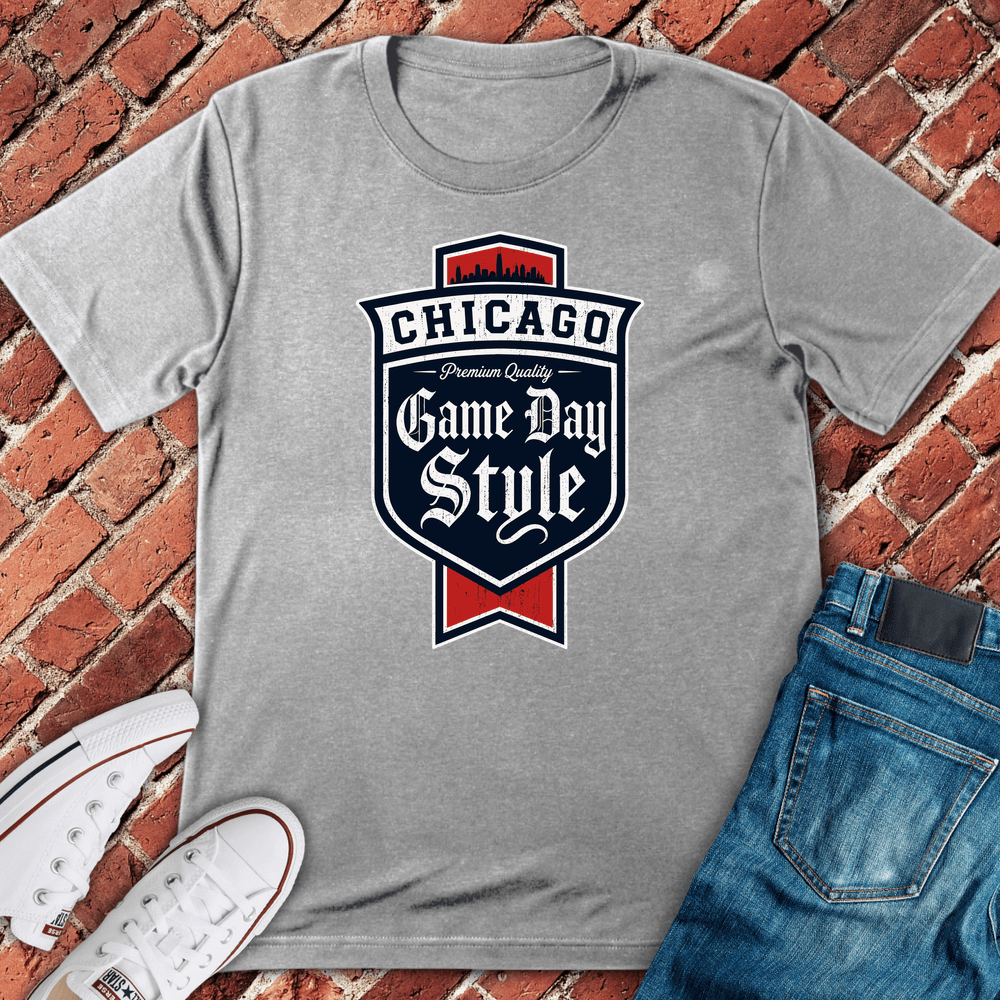 Chicago Game Day T-Shirt - Sport Grey