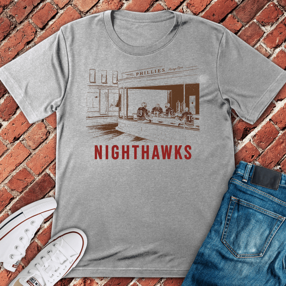 Chicago Nighthawks T-Shirt - Sport Grey