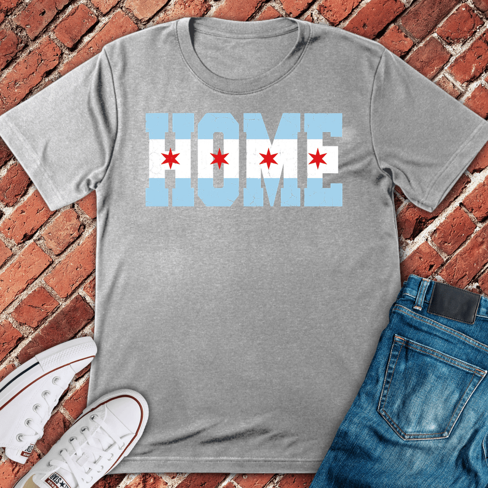 Chicago Home T Shirt - Sport Grey