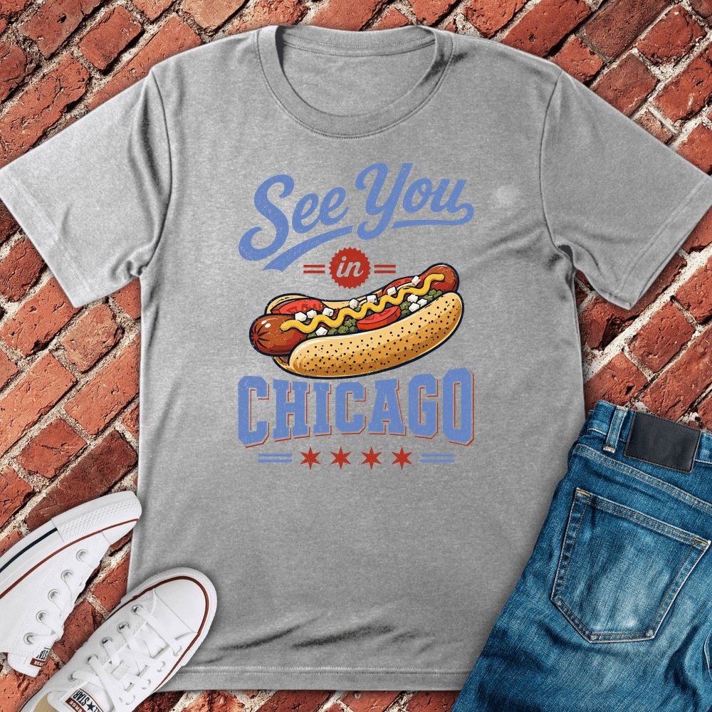 See You Chicago T-Shirt - Sport Grey