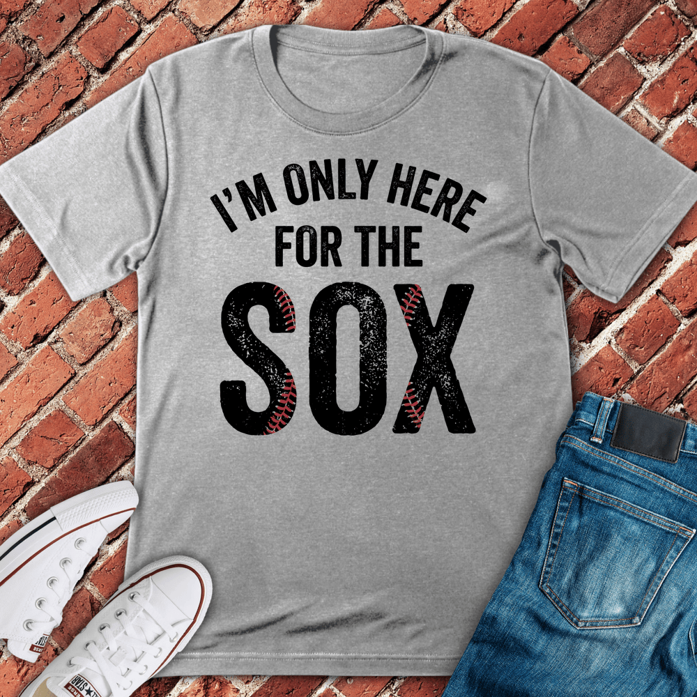 Only Here For Sox T-Shirt - Sport Grey