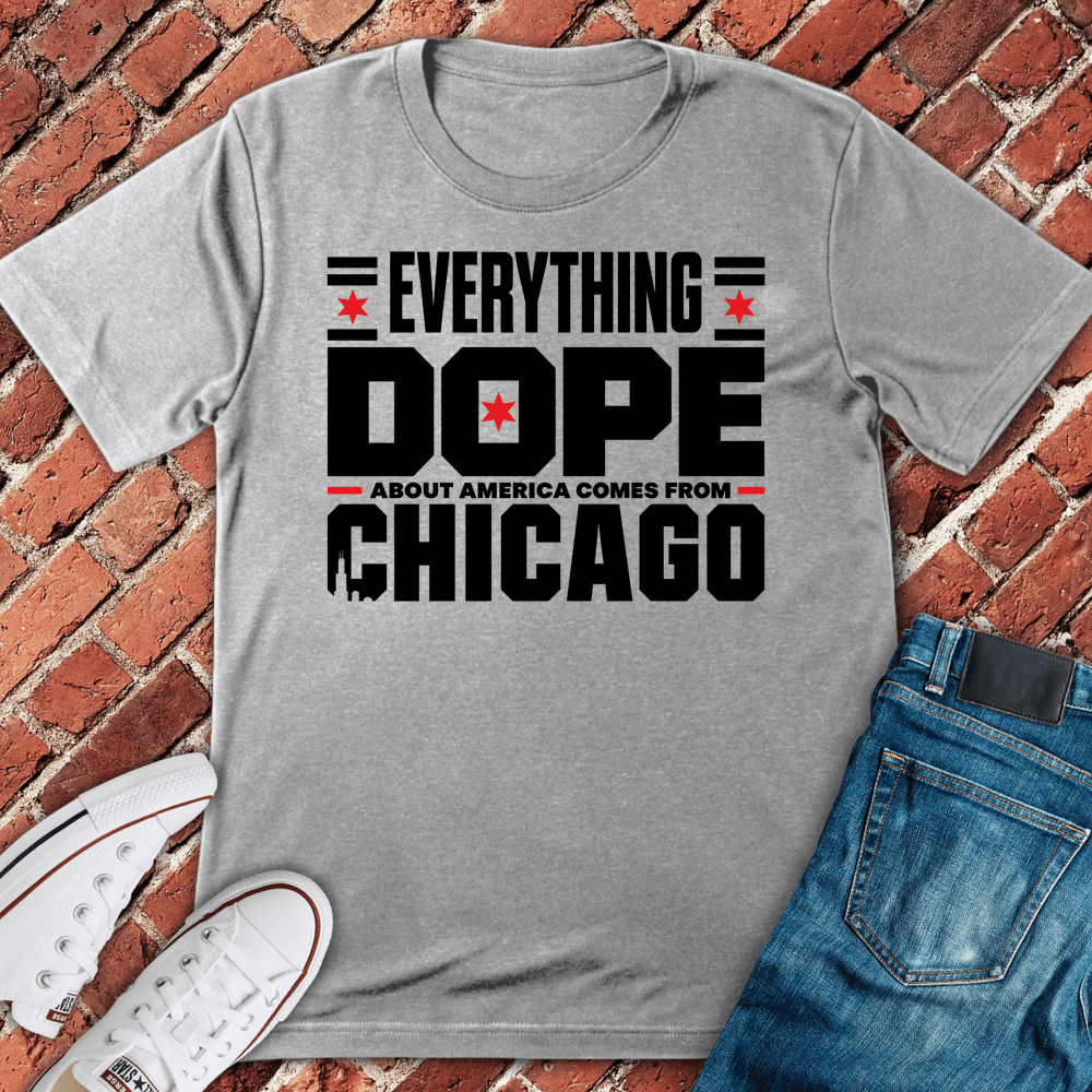 Dope Chicago T-Shirt - Sport Grey