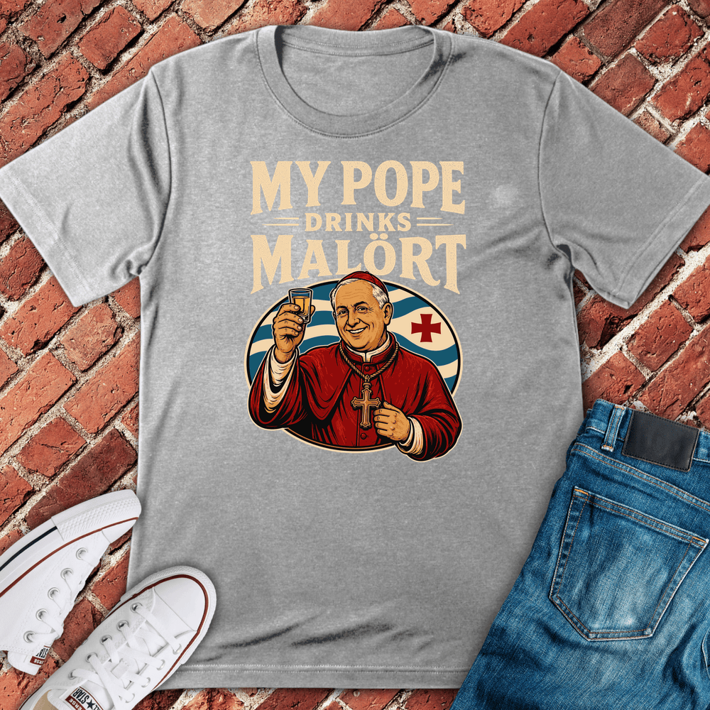 Malort Pope T-Shirt - Sport Grey