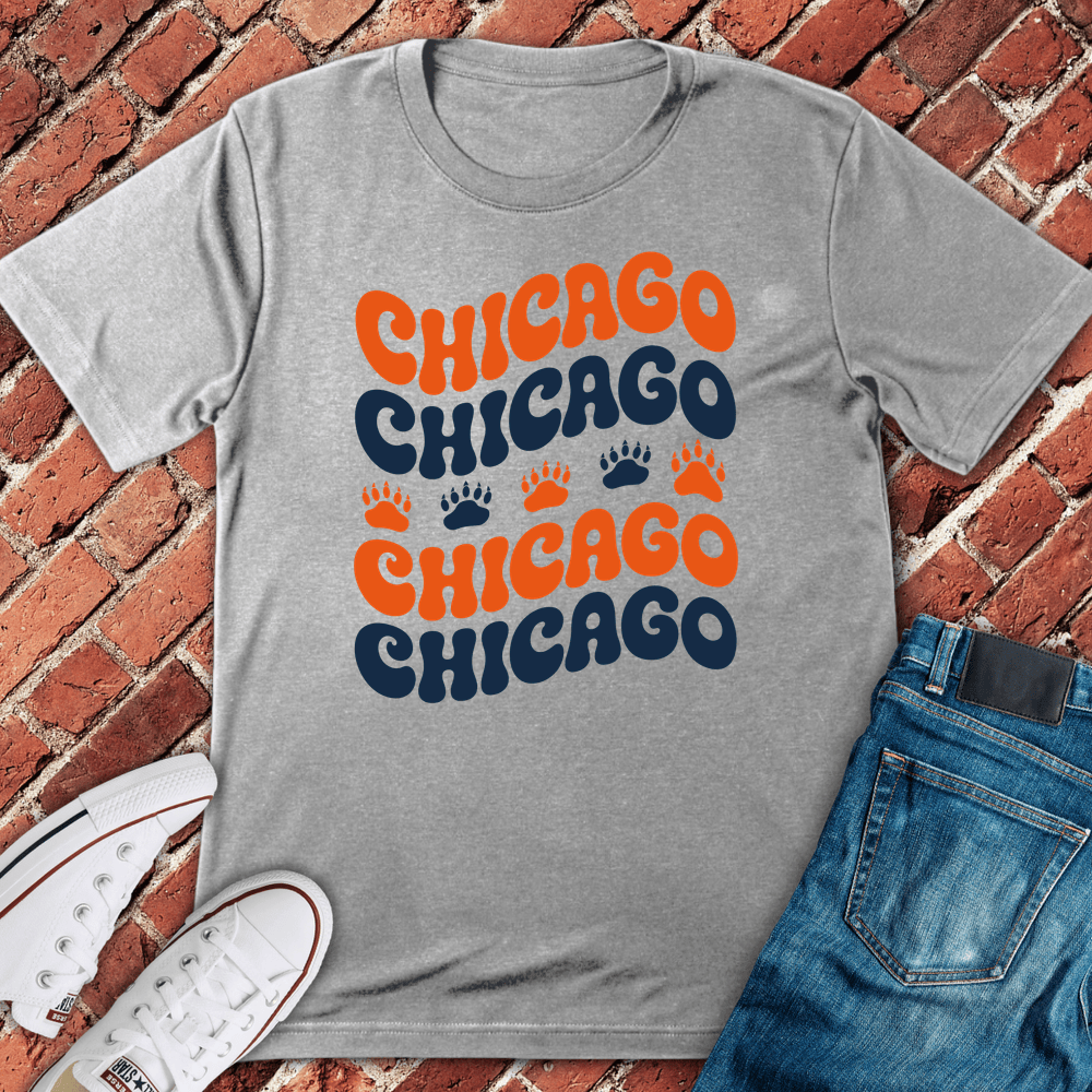 Chicago Cubs Vibe T-Shirt - Sport Grey