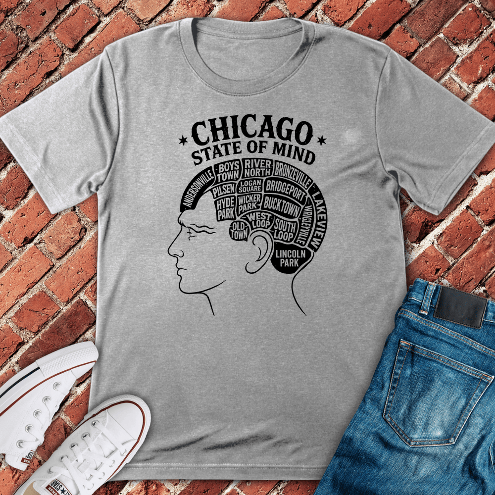 Chi State Of Mind T-Shirt - Sport Grey