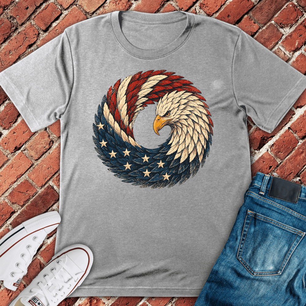 Liberty Eagle T-Shirt - Sport Grey