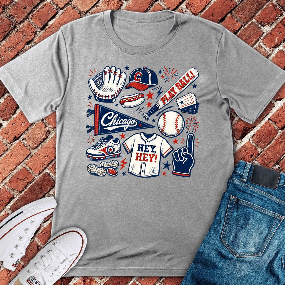Chi Play Ball T-Shirt - Sport Grey