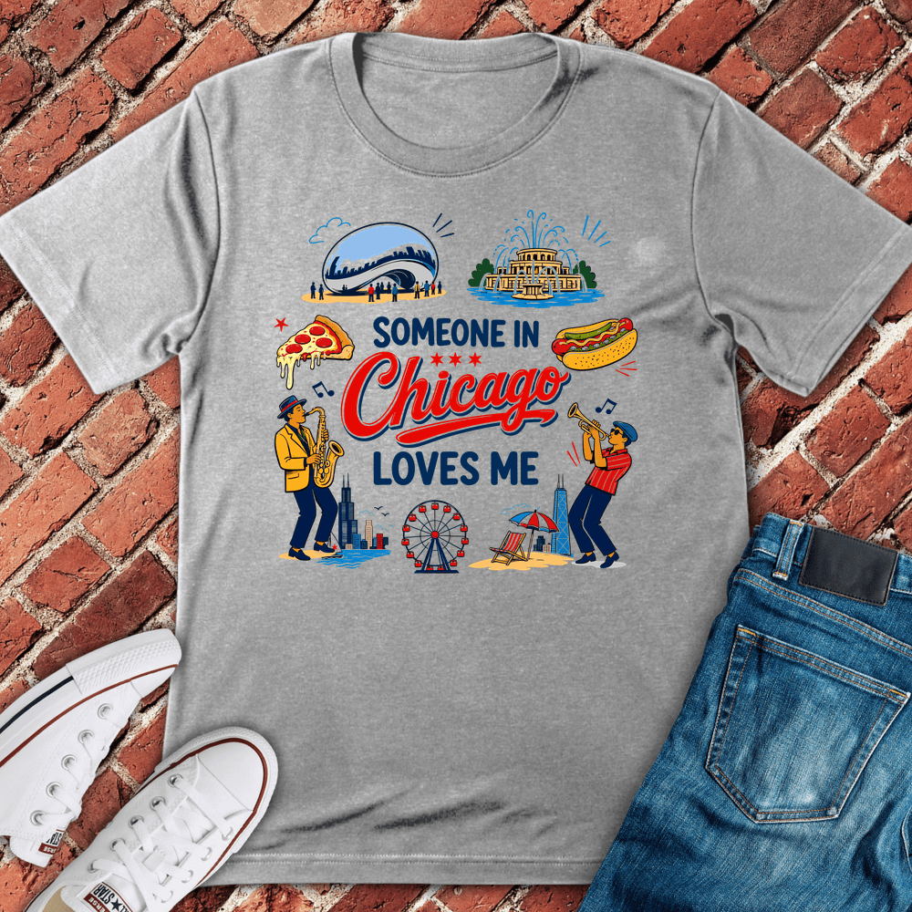 Someone Loves Me T-Shirt - Sport Grey