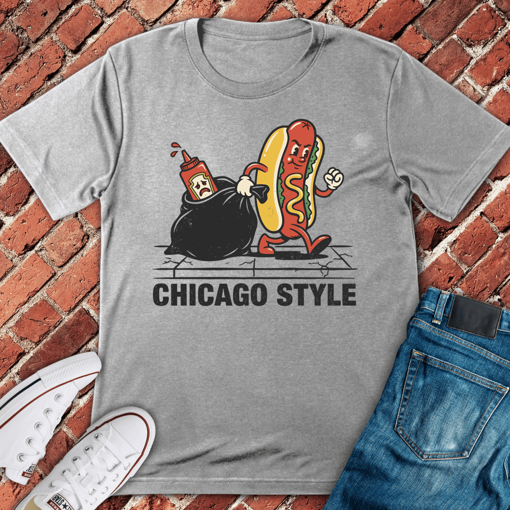 No Ketchup Chi T-Shirt - Sport Grey