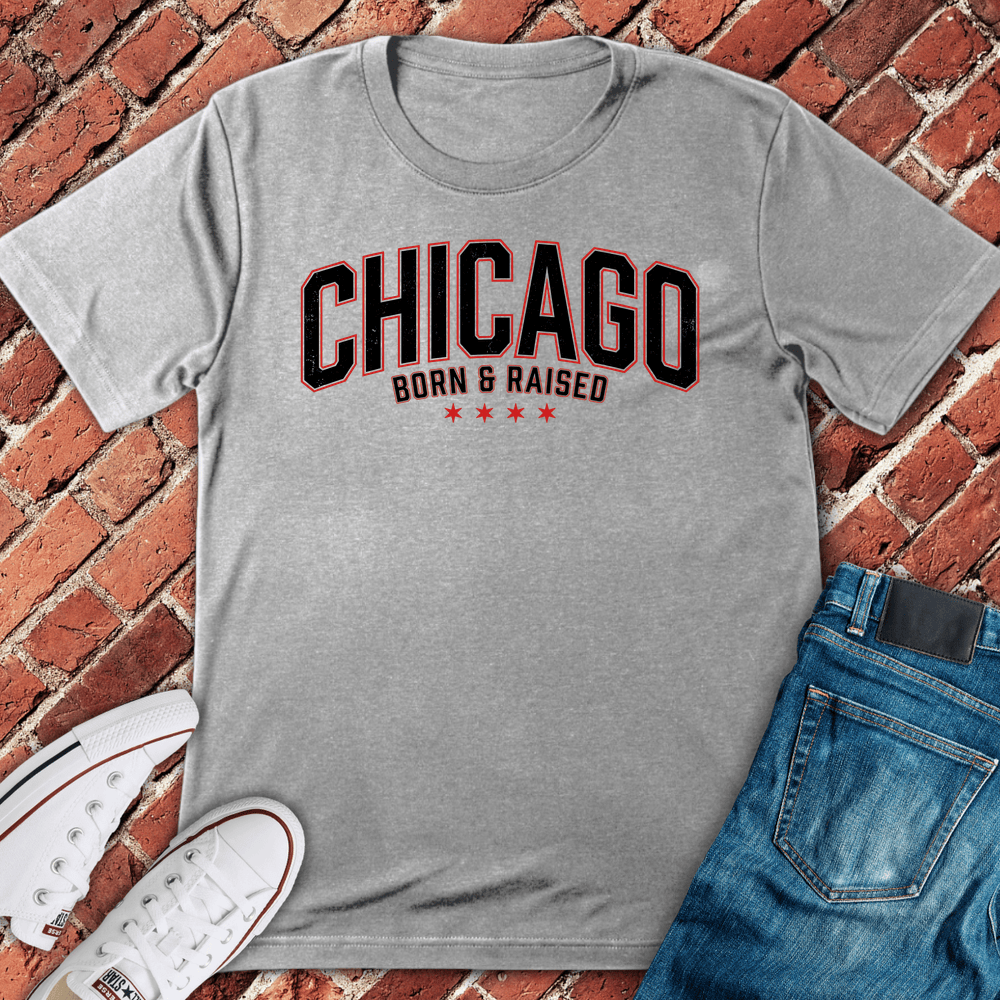 Chi Born Raised T-Shirt - Sport Grey