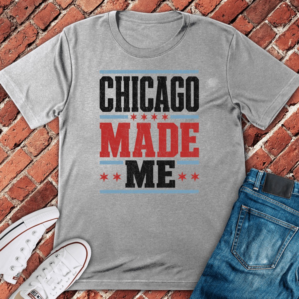 Chicago Made Me T-Shirt - Sport Grey